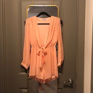 Peach Romper